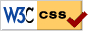 Valid CSS certification banner